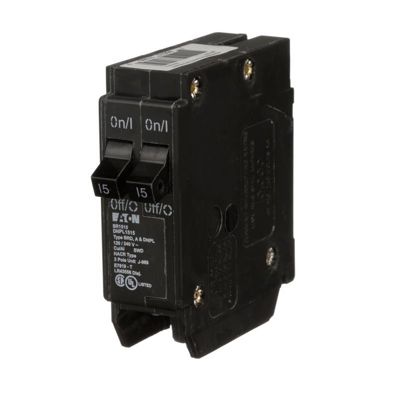 Eaton 15/15 amps Tandem 2-Pole Circuit Breaker