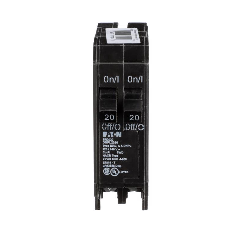 Eaton 20/20 amps Tandem 2-Pole Circuit Breaker