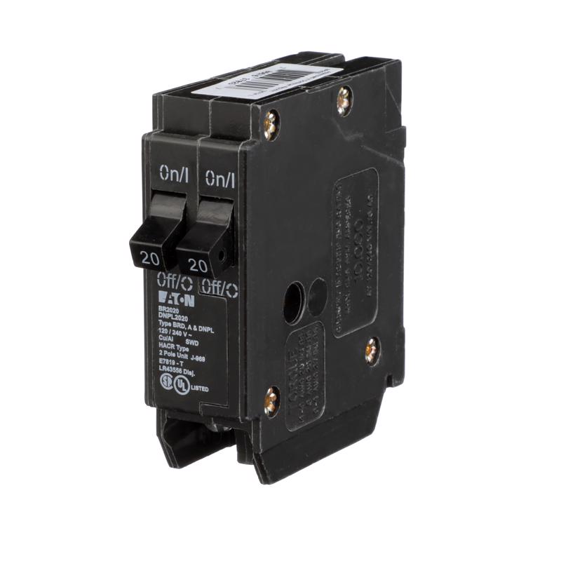 Eaton 20/20 amps Tandem 2-Pole Circuit Breaker
