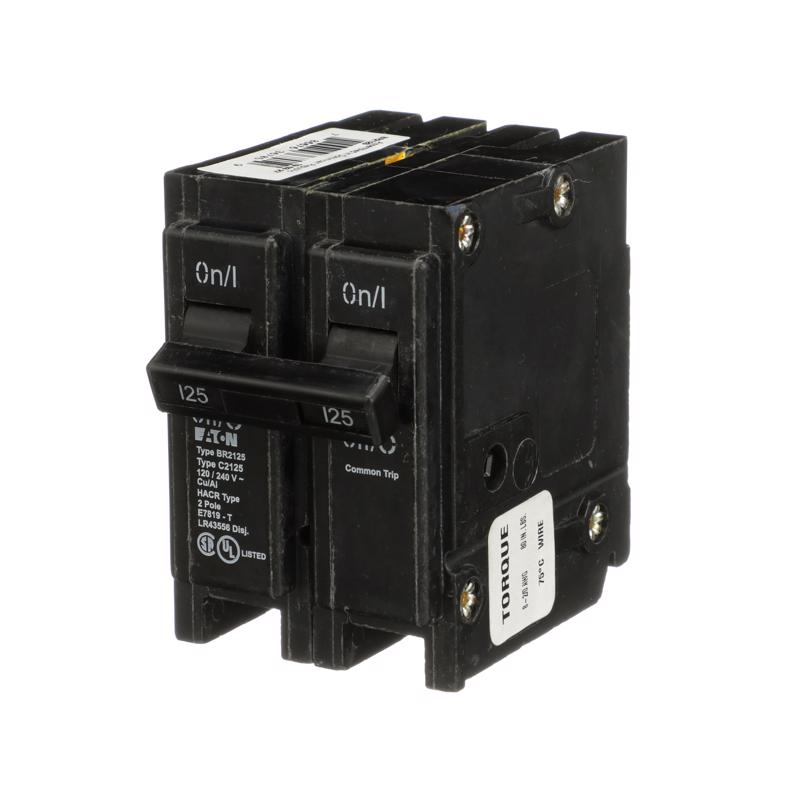 Eaton 125 amps Plug In 2-Pole Circuit Breaker