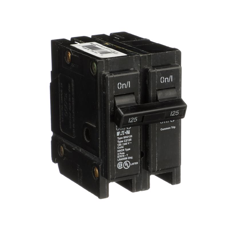 Eaton 125 amps Plug In 2-Pole Circuit Breaker
