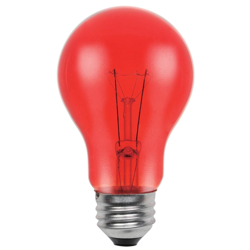Westinghouse 25 W A19 A-Line Incandescent Bulb E26 (Medium) Red