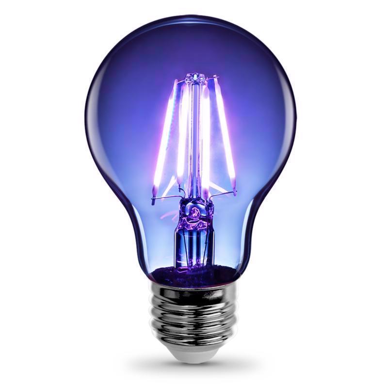 Feit A19 E26 (Medium) Filament LED Bulb Blue 30 Watt Equivalence