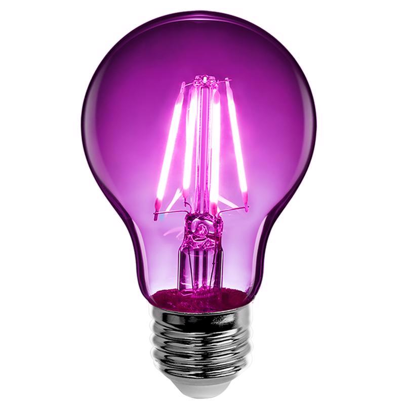 Feit A19 E26 (Medium) Filament LED Bulb Purple 30 Watt Equivalence