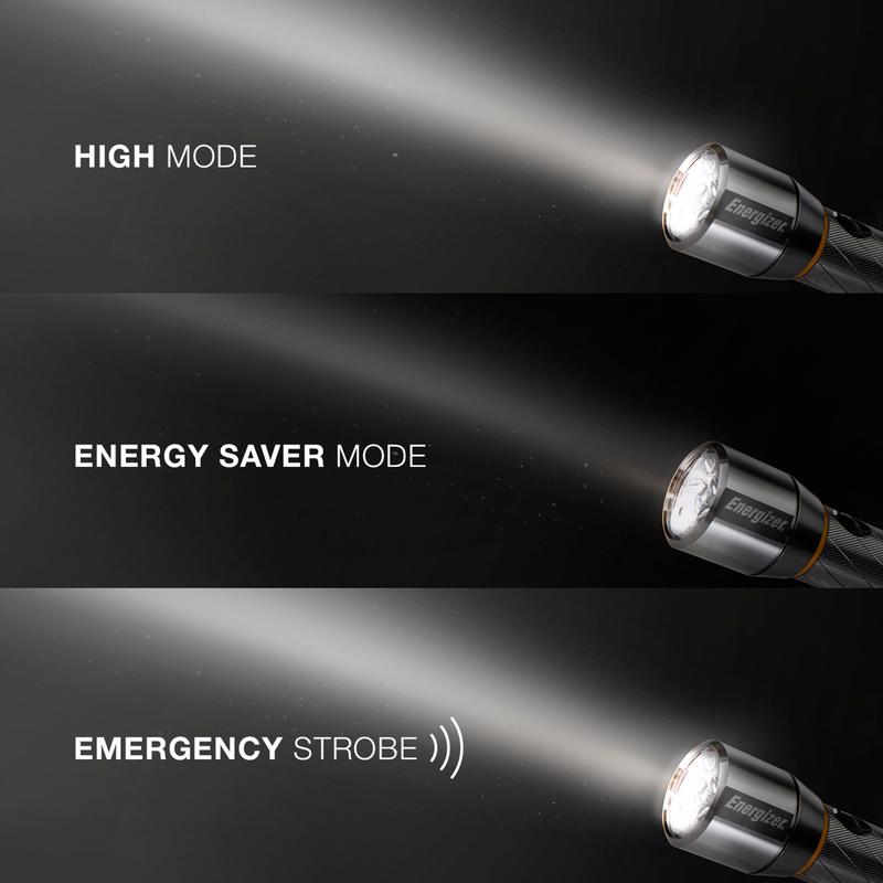 Energizer 1300 lm Gray LED Flashlight AA Battery