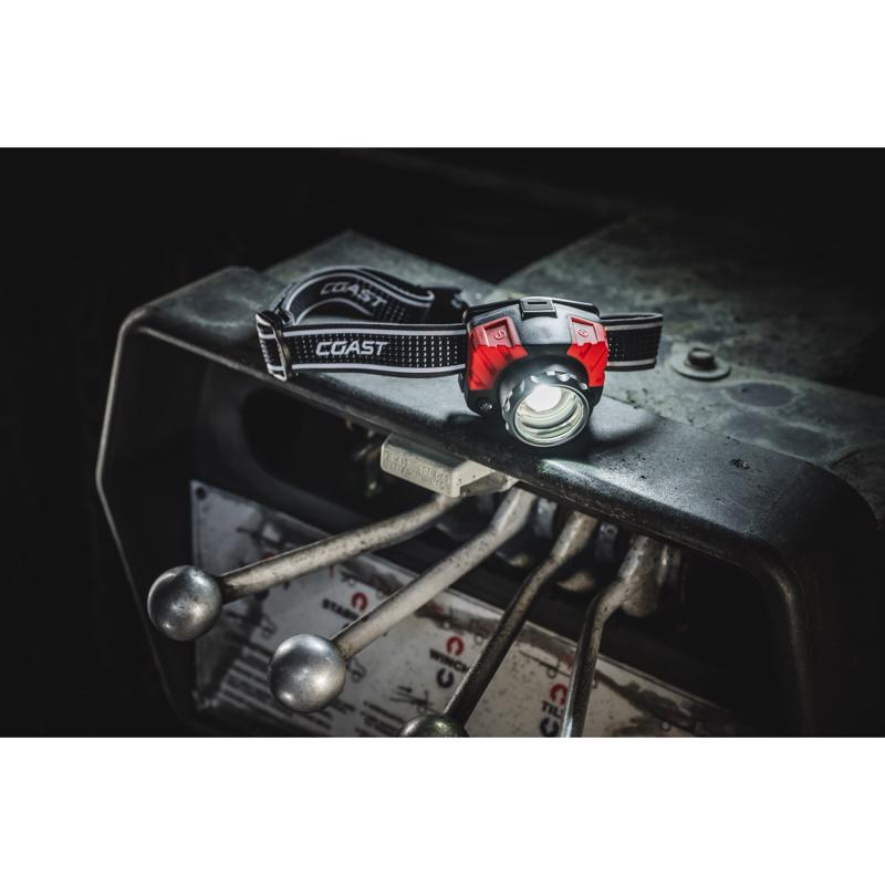 Coast FL85R 1250 lm Black LED Head Lamp