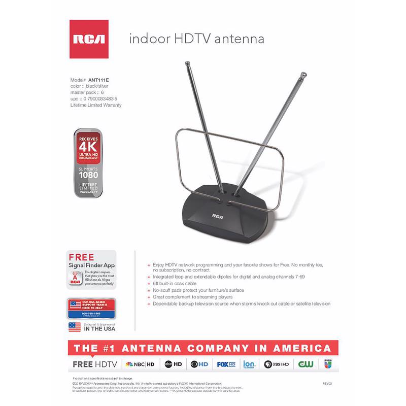 RCA Indoor HDTV Antenna
