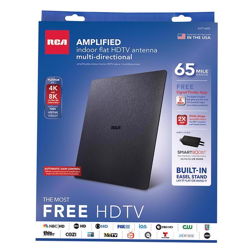 RCA Indoor HDTV Digital Amplified Flat Antenna