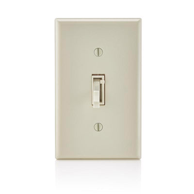 Leviton Light Almond 600 W Toggle Dimmer Switch