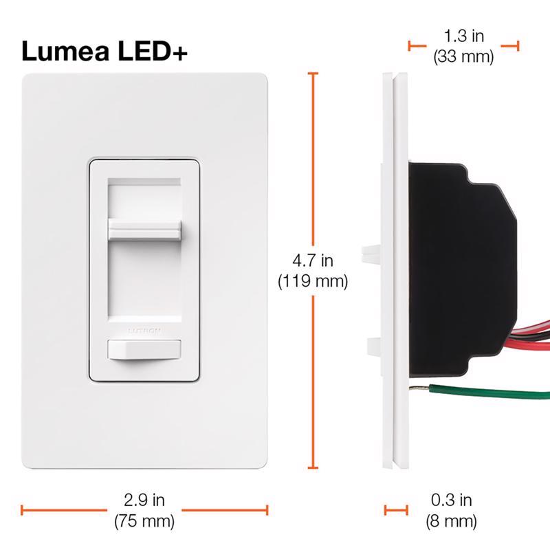 Lutron Lumea Ivory 150 W 3-Way Dimmer Switch