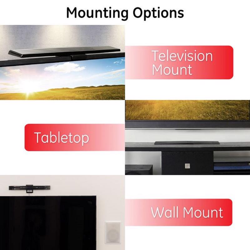 GE Ultapro Indoor HDTV Ultra Thin Amplified Antenna