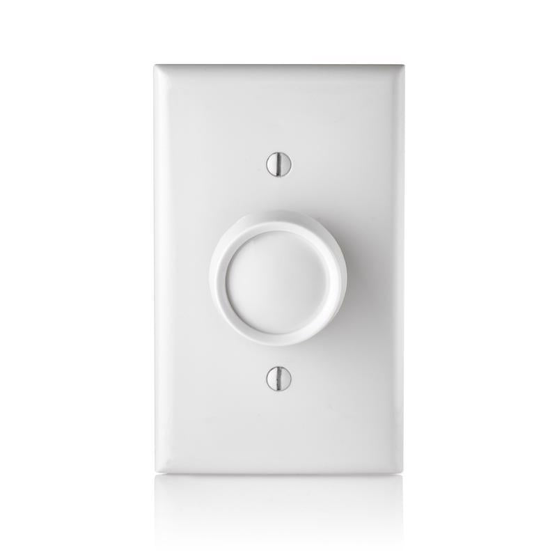 Leviton Trimatron Light Almond & White 600 W Rotary Dimmer Knob
