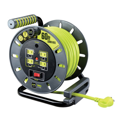 Masterplug 60 ft. L PVC Cord Reel