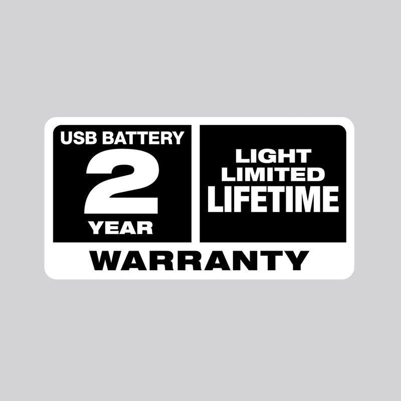 Milwaukee Redlithium 475 lm Black/Red LED Head Lamp