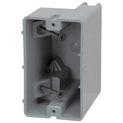 Madison Electric Smart Box Rectangle PVC Electrical Box Gray