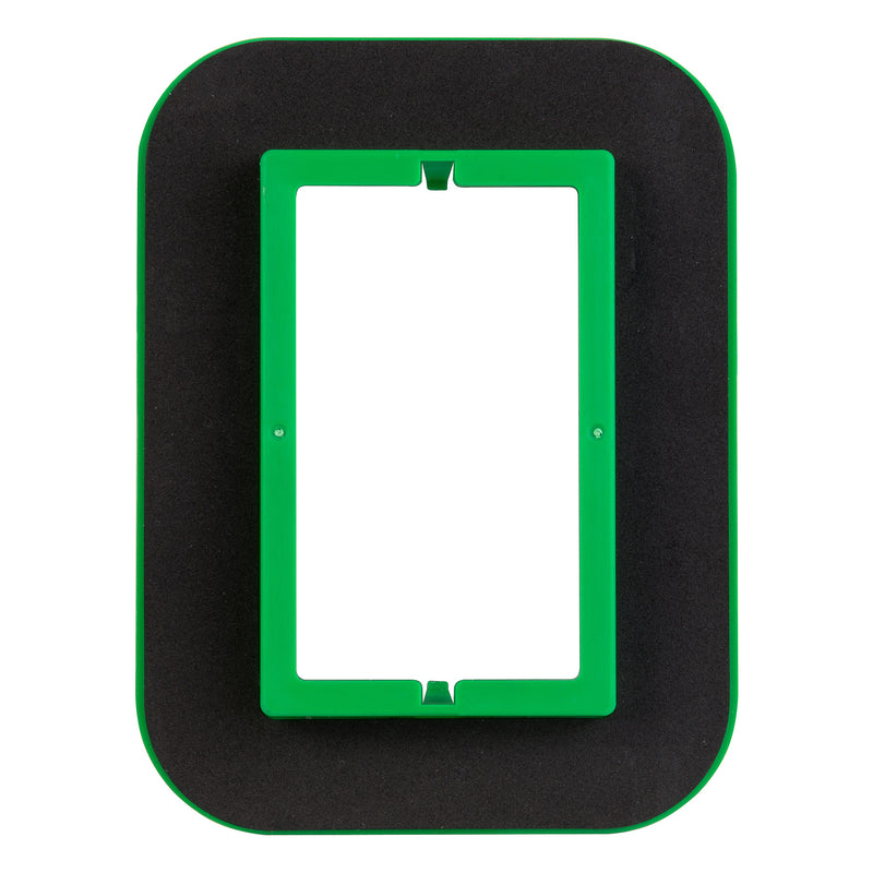 Madison Electric Draft Seal Rectangle PVC Draft Seal Kit Black/Green
