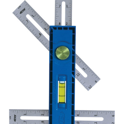 Kreg Multi-Mark 1.25 in. L X 5 in. W Rule and Gauge 6 in. Blue
