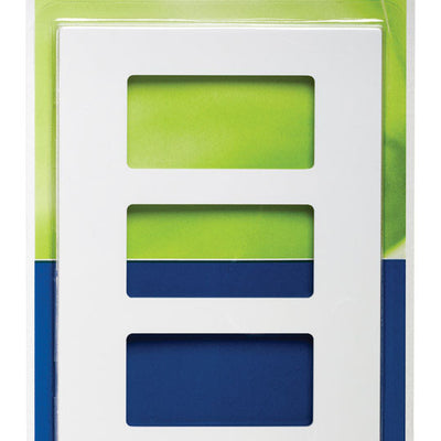 Leviton Decora Plus White 3 gang Polycarbonate Decorator Screwless Wall Plate