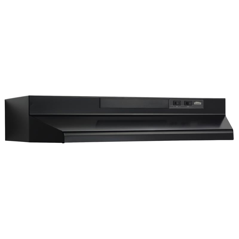 Broan-NuTone 30 in. W Black Convertible Range Hood