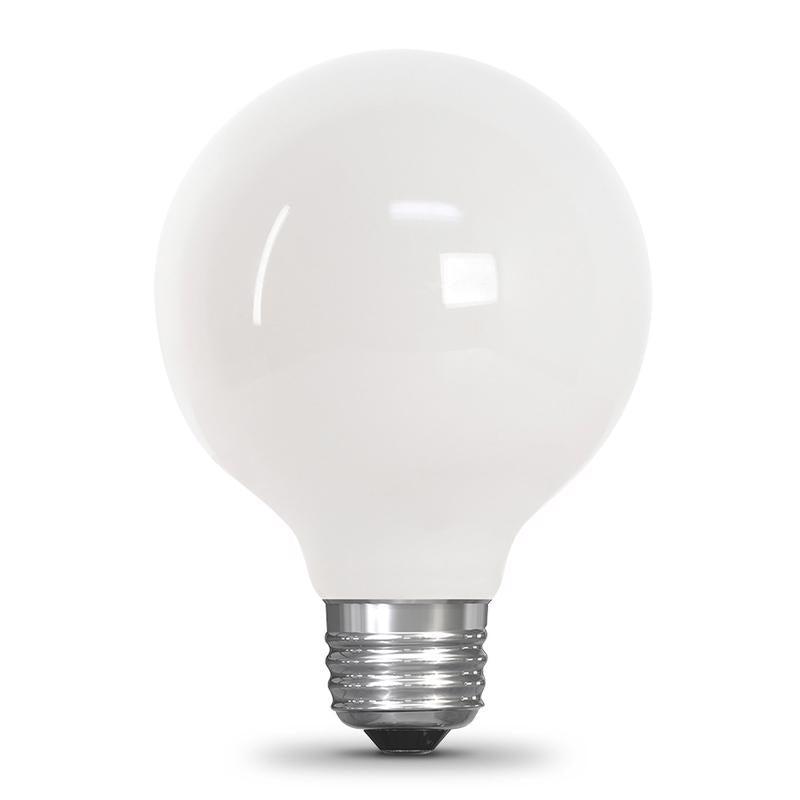 Feit Enhance G25 E26 (Medium) LED Bulb Soft White 60 Watt Equivalence
