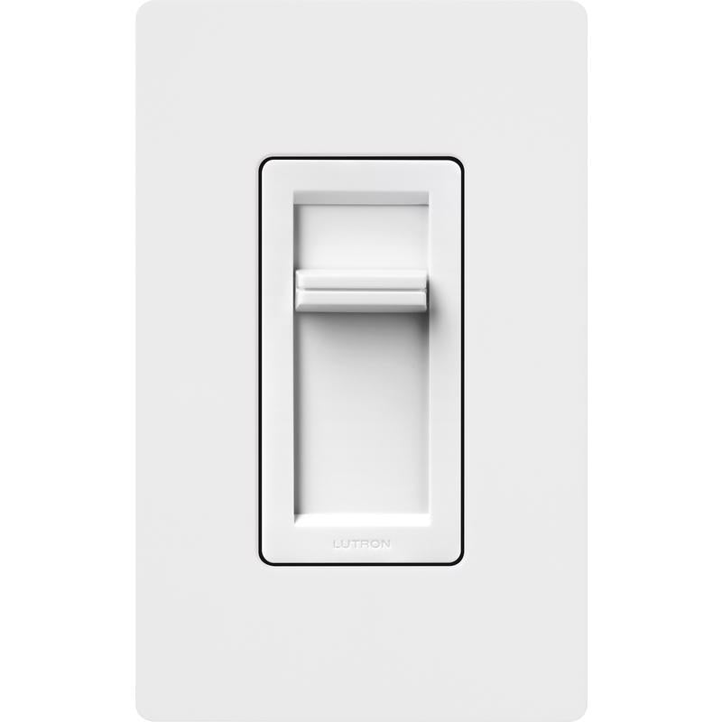 Lutron Lumea White 150 W Slide Dimmer Switch