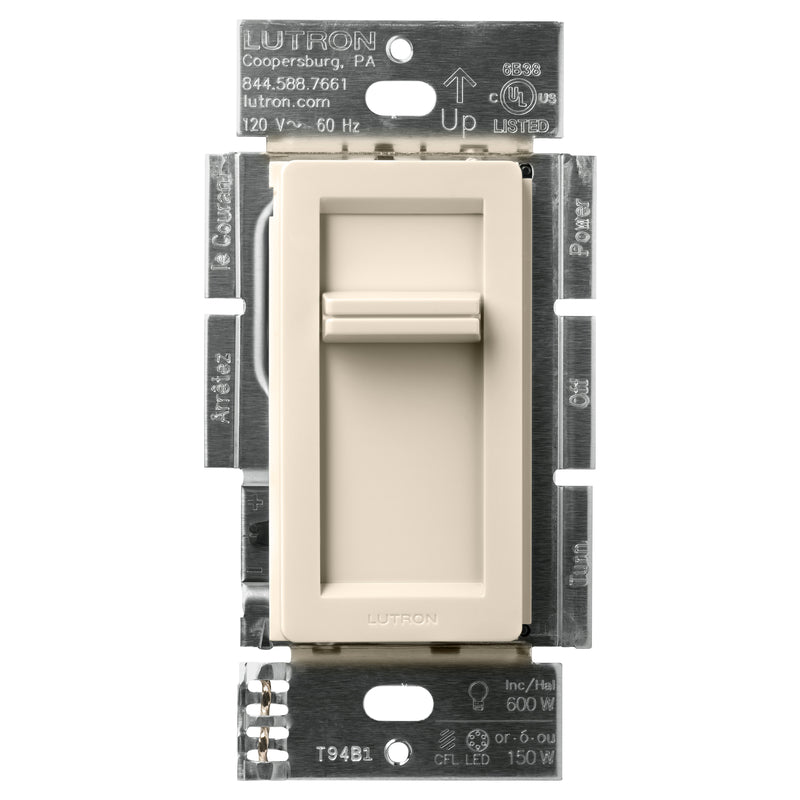 Lutron Lumea Light Almond 150 W Slide Dimmer Switch