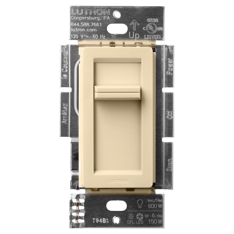 Lutron Lumea Ivory 150 W Slide Dimmer Switch
