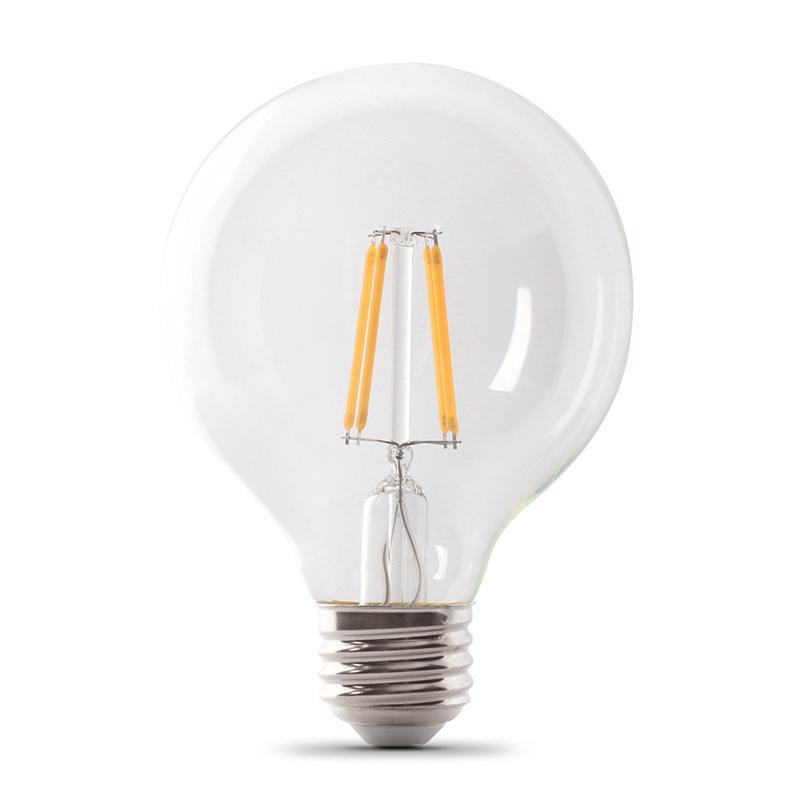 Feit Enhance G25 E26 (Medium) Filament LED Bulb Daylight 40 Watt Equivalence