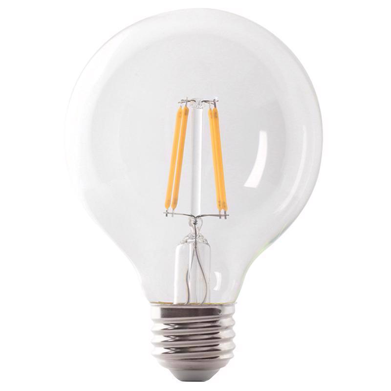 Feit Enhance G25 E26 (Medium) Filament LED Bulb Daylight 60 Watt Equivalence