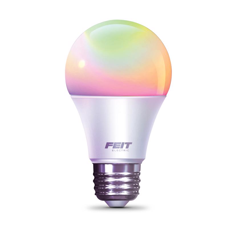 Feit Smart Home A19 E26 (Medium) Smart-Enabled LED Bulb Color Changing 60 Watt Equivalence