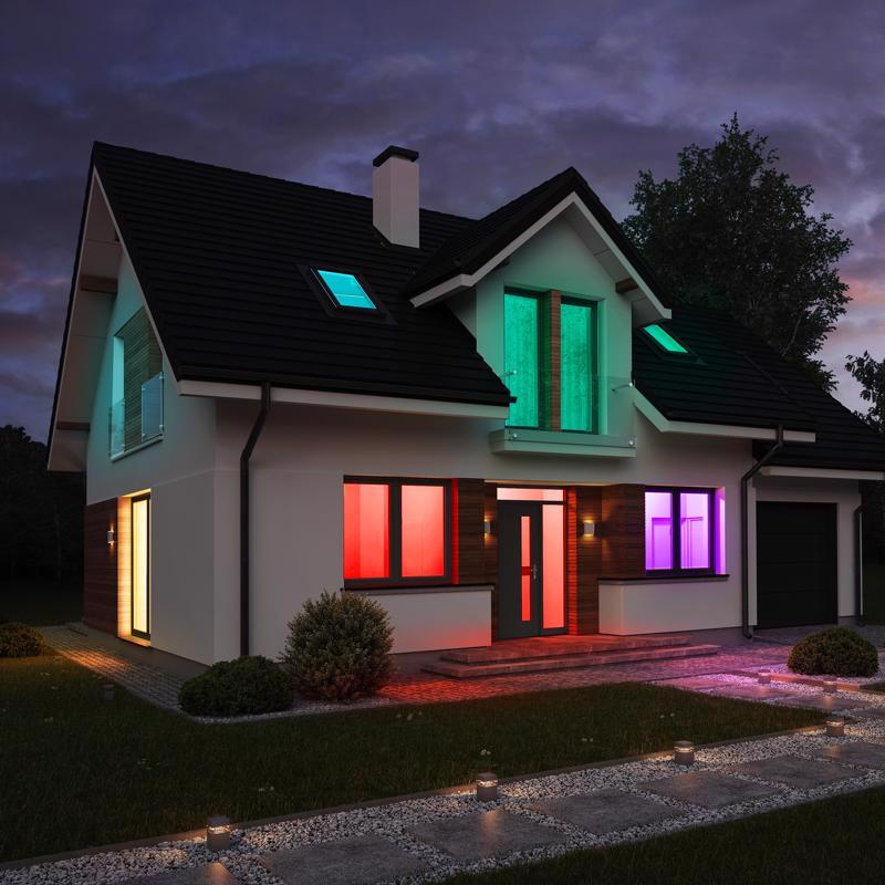 Feit Smart Home A19 E26 (Medium) Smart-Enabled LED Bulb Color Changing 60 Watt Equivalence