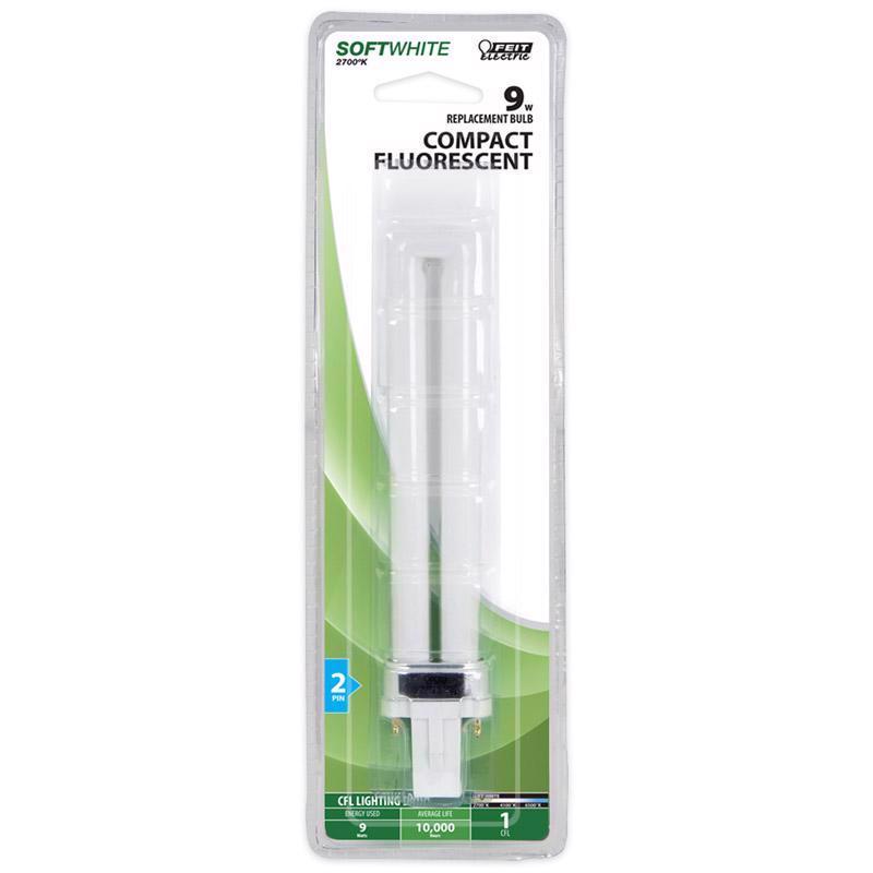 Feit Legacy Bulbs 9 W PL 1.3 in. D X 6.5 in. L CFL Bulb Soft White Specialty 2700 K