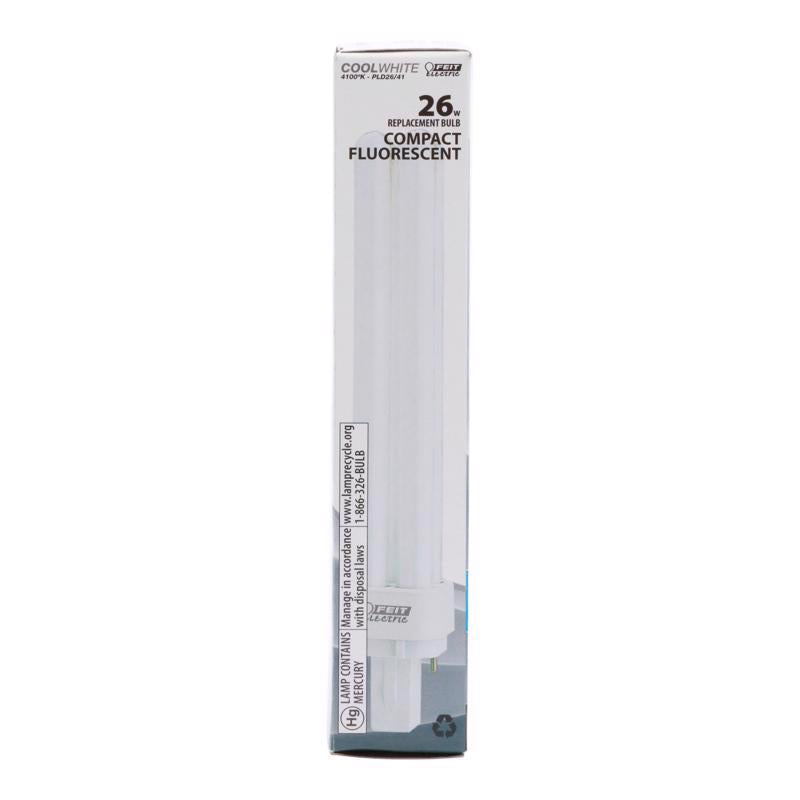 Feit 26 W PL 1.3 in. D X 6.68 in. L CFL Bulb Cool White Specialty 4100 K