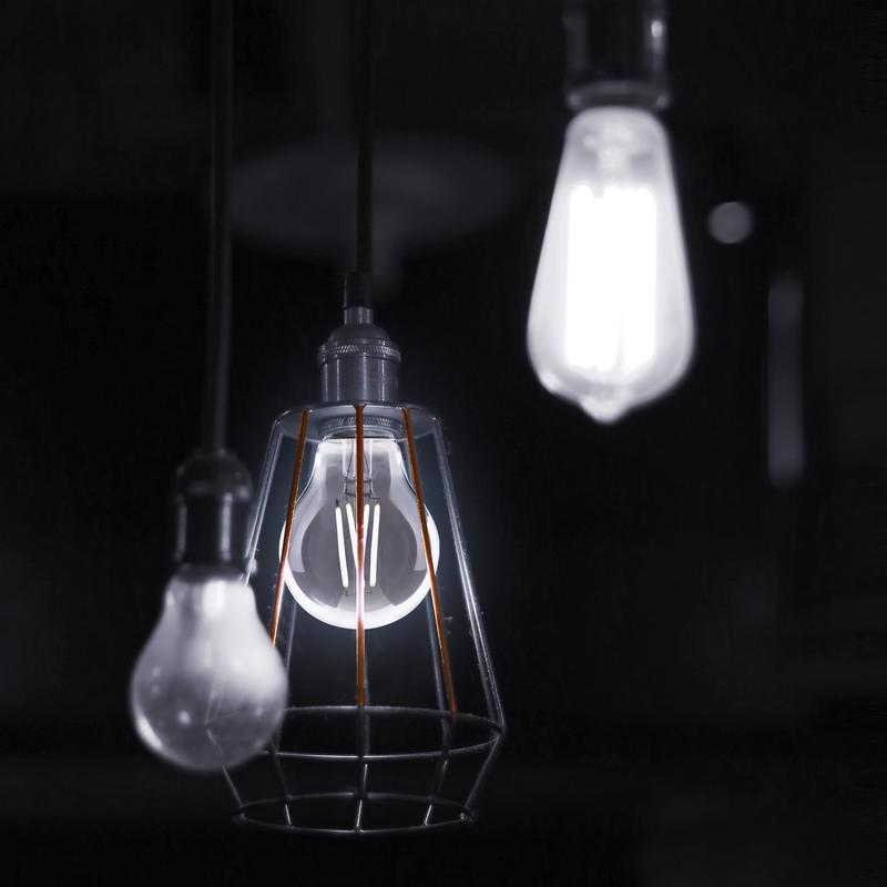 Feit A19 E26 (Medium) Filament LED Bulb Smoke Daylight 25 Watt Equivalence