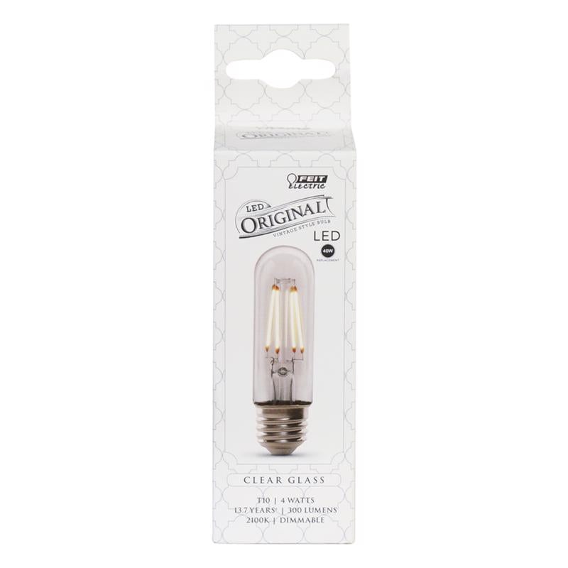 Feit T10 E26 (Medium) LED Bulb Soft White 40 Watt Equivalence