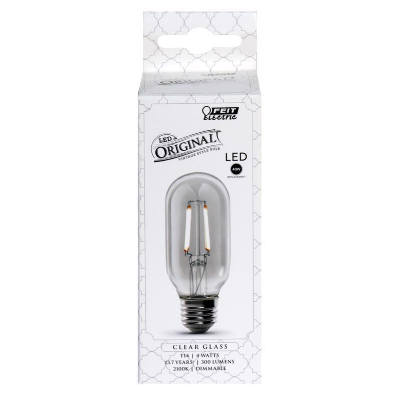 Feit T14 E26 (Medium) LED Bulb Soft White 40 Watt Equivalence