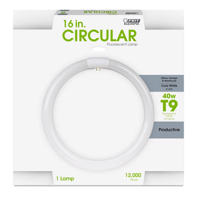 Feit Legacy Bulbs 40 W T9 15.9 in. D X 15.9 in. L Fluorescent Bulb Cool White Circular 4100 K