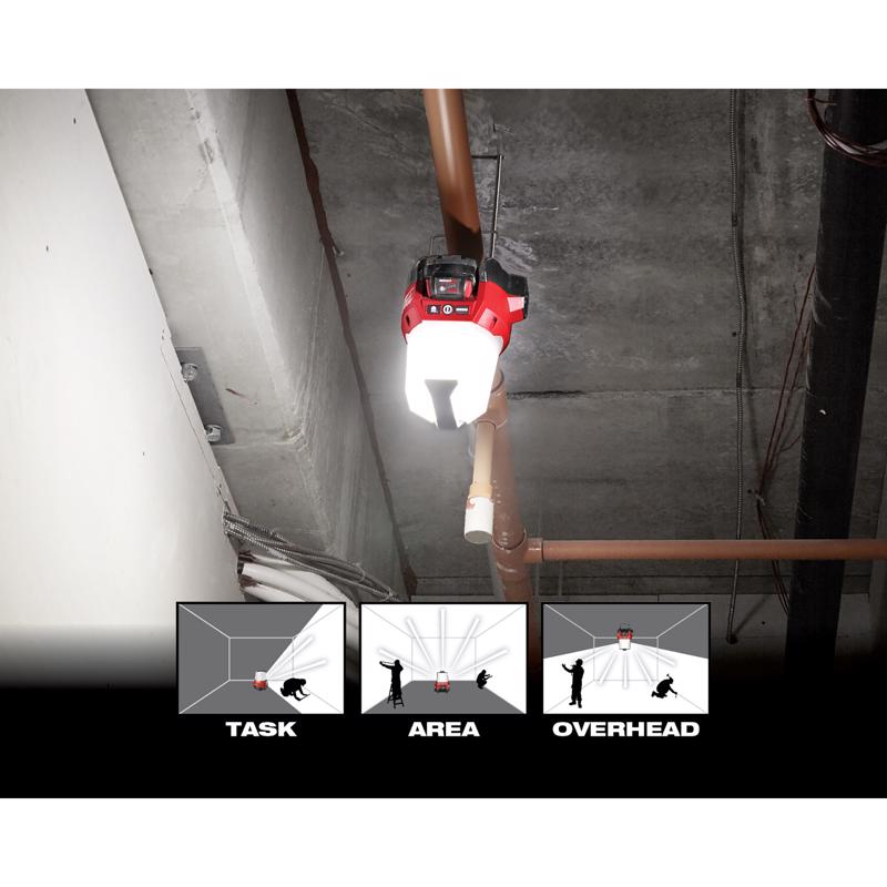 Milwaukee M18 2200 lm LED Battery Hanging Hook Work Light