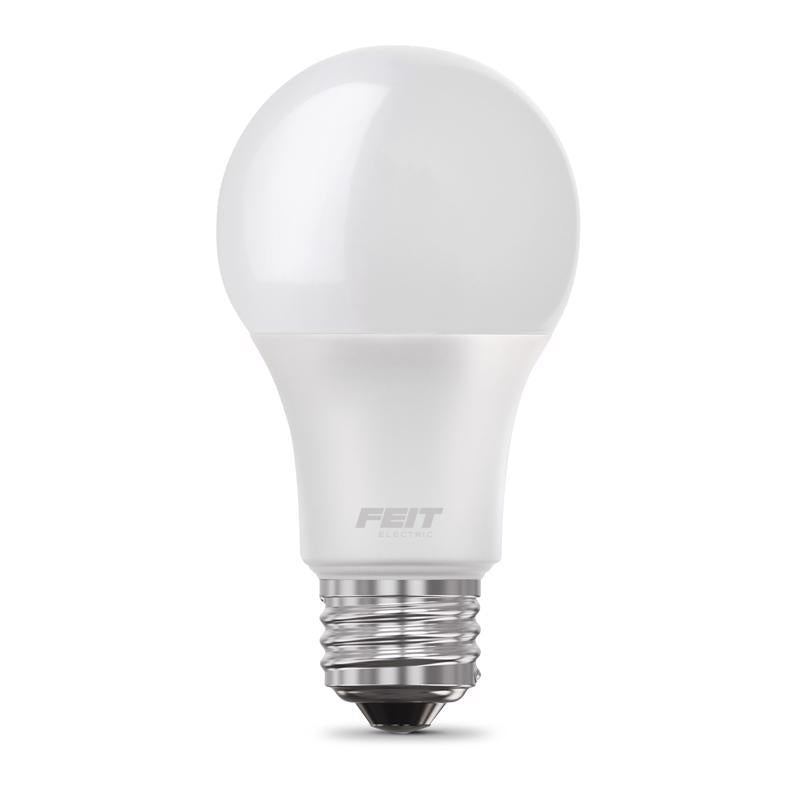 Feit A19 E26 (Medium) LED Bulb Bright White 100 Watt Equivalence 6 pk