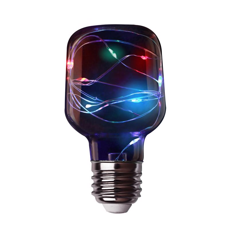 Feit Cylinder E26 (Medium) LED Bulb Multi-Colored 1 Watt Equivalence