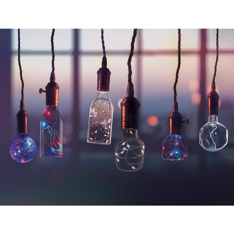 Feit Cylinder E26 (Medium) LED Bulb Multi-Colored 1 Watt Equivalence