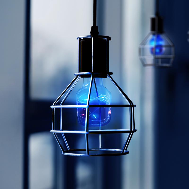 Feit Cylinder E26 (Medium) LED Bulb Multi-Colored 1 Watt Equivalence