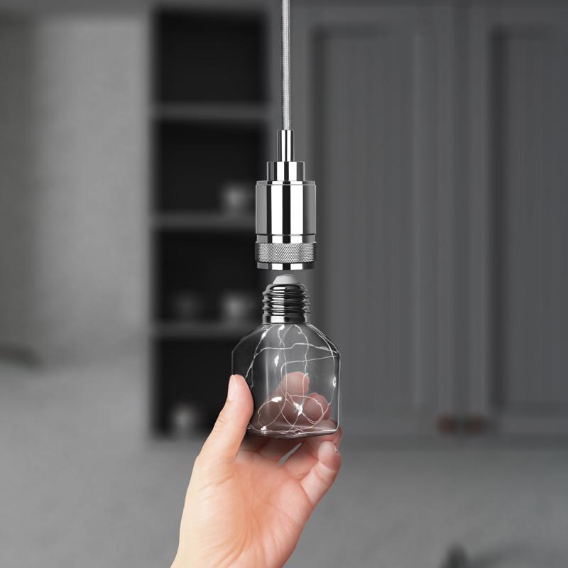 Feit Square E26 (Medium) LED Bulb Multi-Colored 1 Watt Equivalence