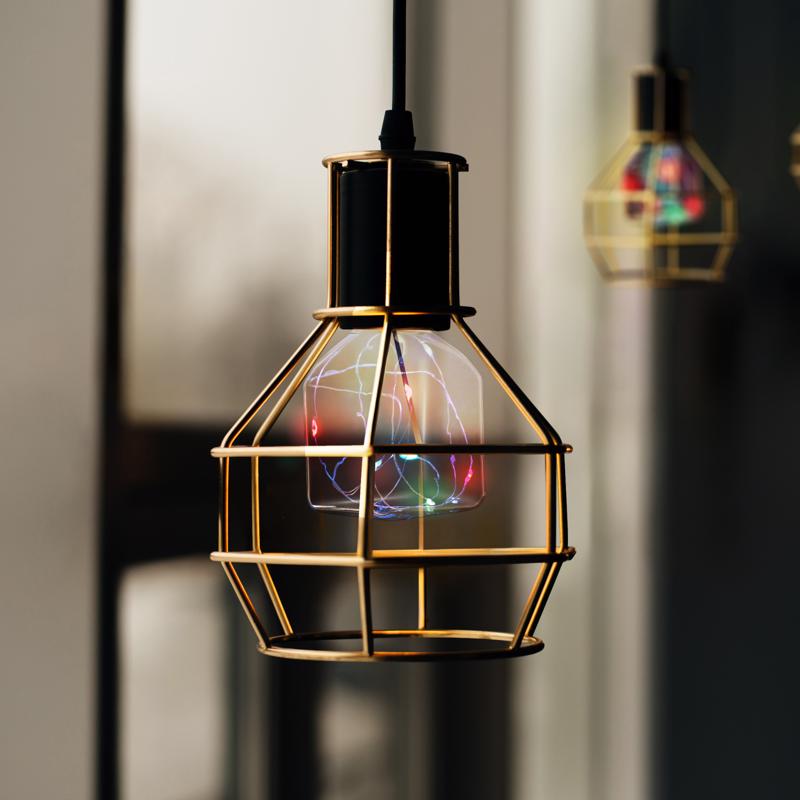 Feit Square E26 (Medium) LED Bulb Multi-Colored 1 Watt Equivalence