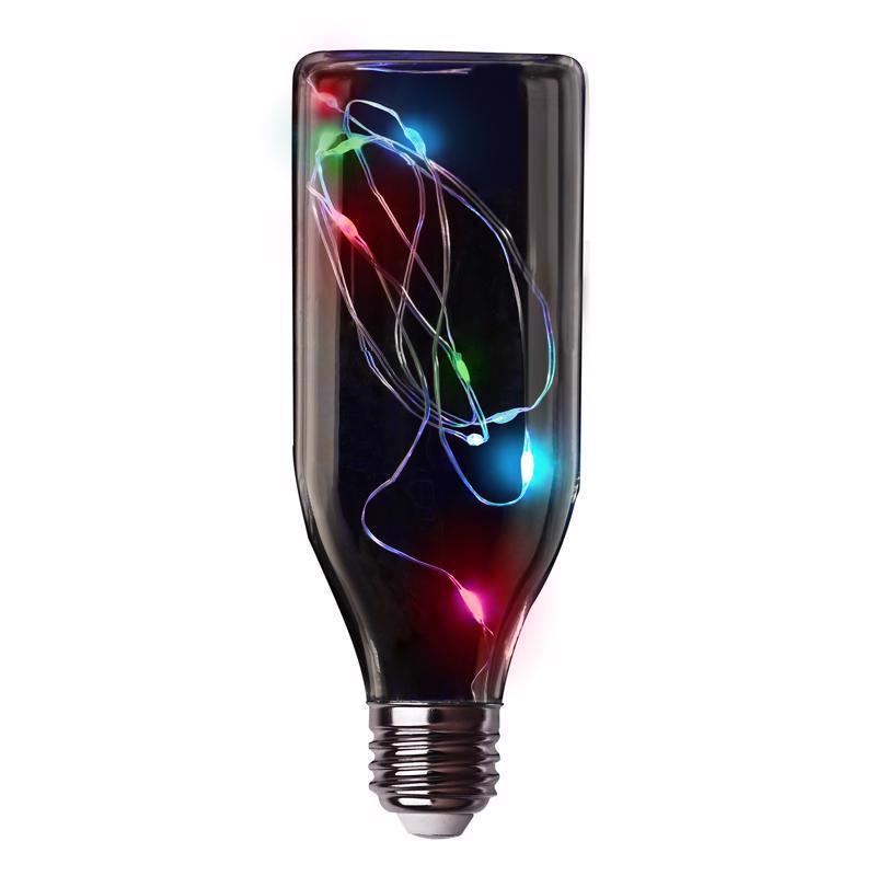 Feit Bottle E26 (Medium) LED Bulb Multi-Colored 11 Watt Equivalence