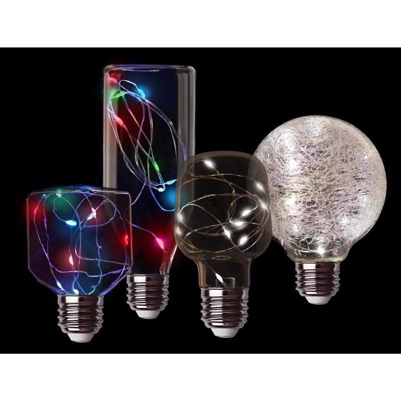 Feit Bottle E26 (Medium) LED Bulb Multi-Colored 11 Watt Equivalence