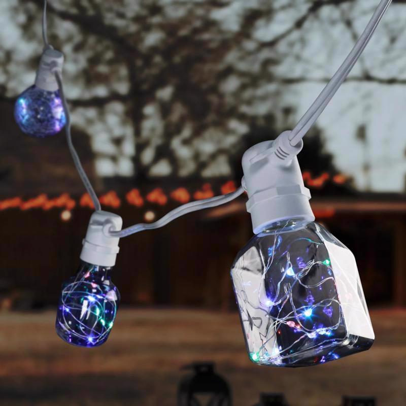 Feit Bottle E26 (Medium) LED Bulb Multi-Colored 11 Watt Equivalence