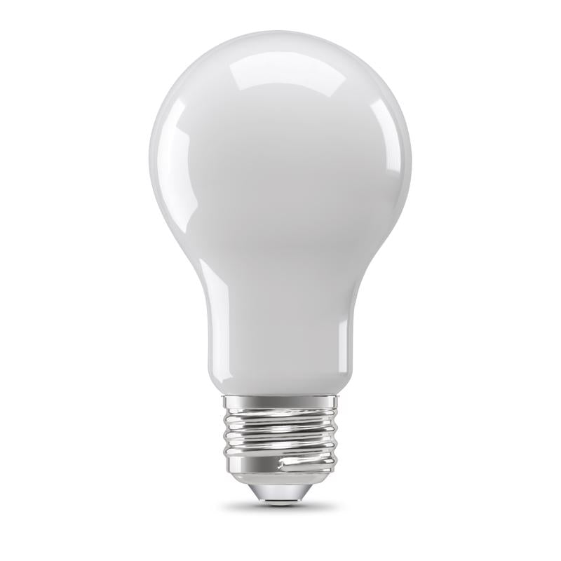 Feit Enhance A19 E26 (Medium) Filament LED Bulb Soft White 40 Watt Equivalence 4 pk