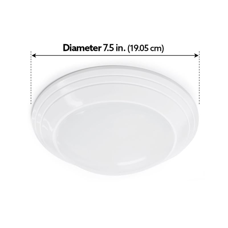 Feit White 7.6 in. W LED Disklight Retrofit Kit 12 W