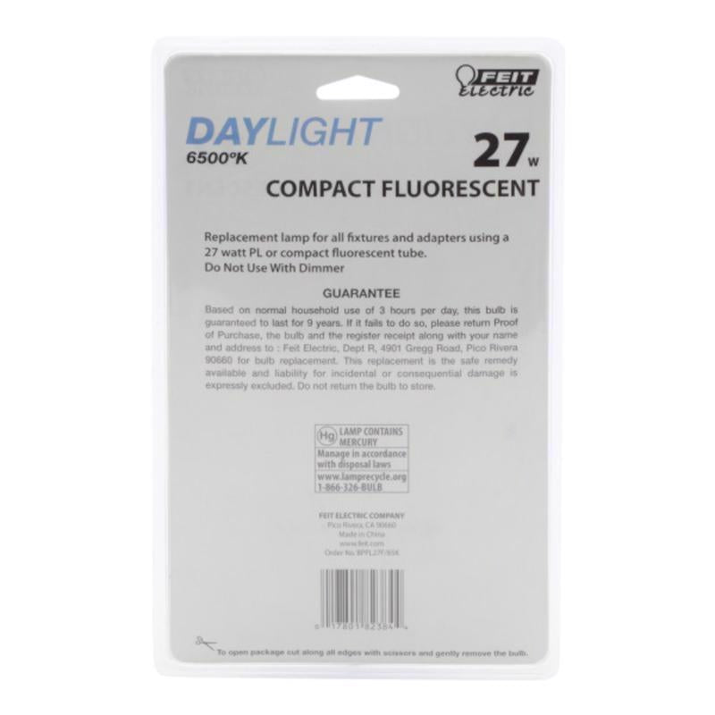 Feit 27 W PL 5.875 in. L CFL Bulb Daylight Specialty 6500 K